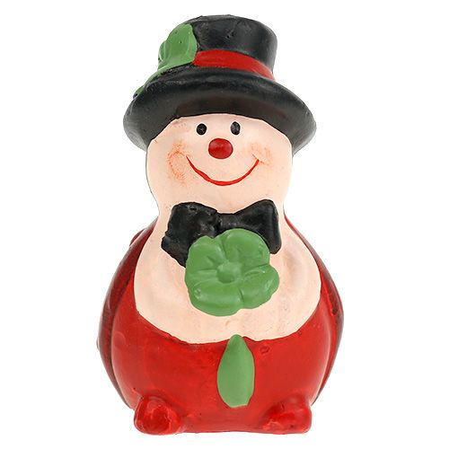 Floristik24 Lucky Charm keramikk bille 6cm rød 12stk