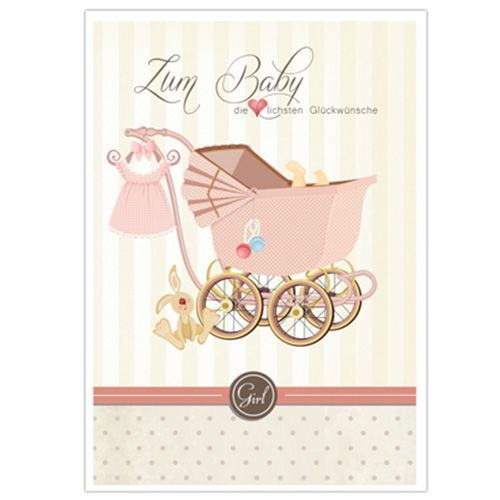 Floristik24 Bursdagskort for jenter 5stk