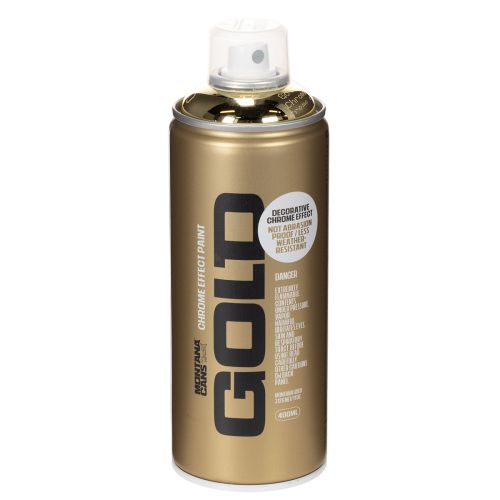 Dekorativ spraymaling med gullkromeffekt, Montana-bokser 400 ml kjøpe | Floristik24.no