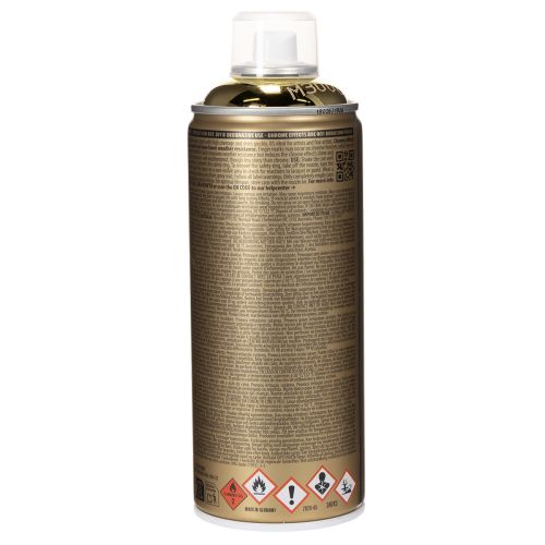 Dekorativ spraymaling med gullkromeffekt, Montana-bokser 400 ml | Floristik24.no