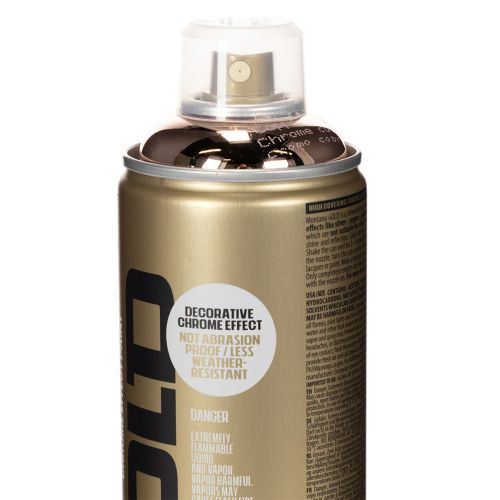 Spraymaling med kobberkromeffekt for kreative prosjekter Montana-bokser 400 ml | Floristik24.no