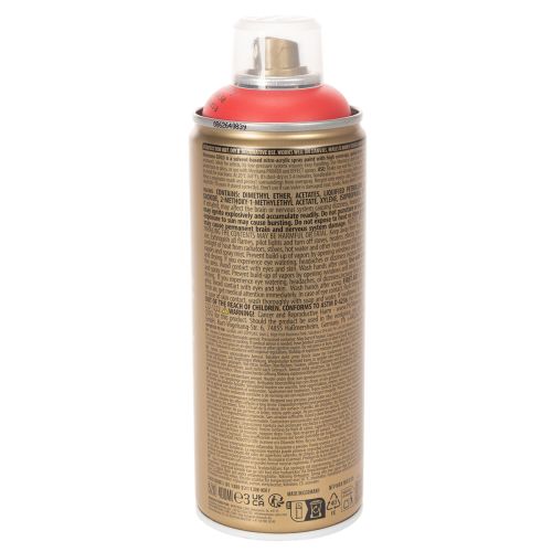 Bringebærmalingsspray for overflater og dekorasjon Montana Gold Red 400ml | Floristik24.no
