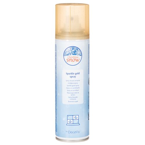 Gullglitterspray til julepynt, 150 ml kjøpe | Floristik24.no