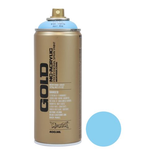 gjenstander Malingsspray lyseblå spraymaling Montana Gold babyblå 400ml