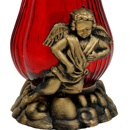 Floristik24 Gravlys glass Ø14cm H28cm 4stk