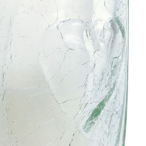 Floristik24 Gravlys hjerte 52h Ø10cm H34,5cm gull