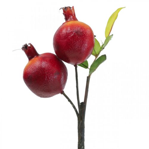 Dekorativ gren granateple dekorasjon, dekorativ frukt, dekorativ granateple 39cm