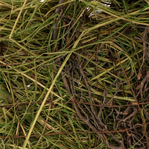 gjenstander Dekorativ kurv, gressvevd, naturlig påskedekorasjonskurv, gavekurv, 29 cm