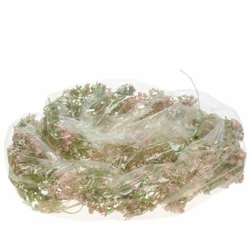 Floristik24 Garland gypsophila rosa 180cm