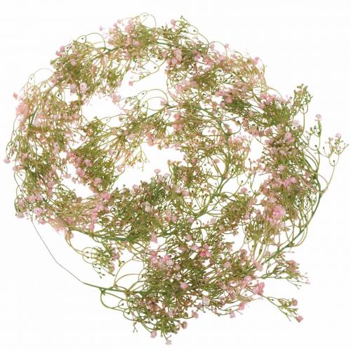 Floristik24 Garland gypsophila rosa 180cm