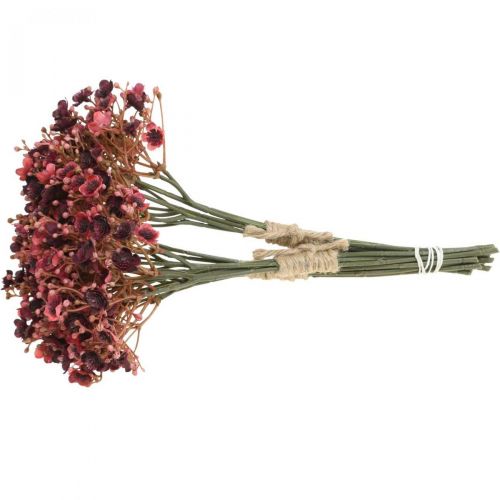gjenstander Gypsophila kunstige røde kunstige blomster høst 29,5cm 18stk