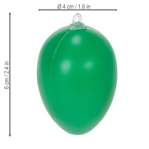 gjenstander Påskeeggpynt til vårdekorasjon, hjem eller hage. Fargerike pyntegjenstander, 6 cm, 24 deler.