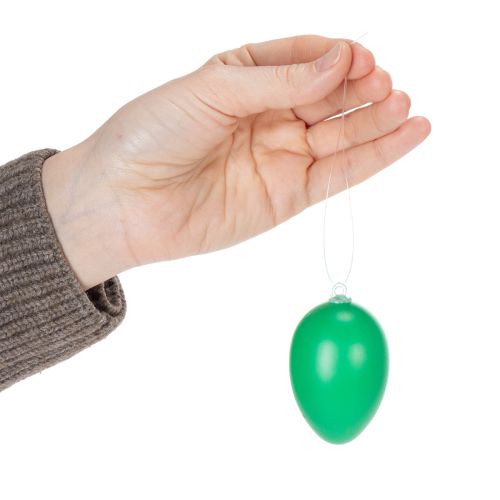 gjenstander Påskeeggpynt til vårdekorasjon, hjem eller hage. Fargerike pyntegjenstander, 6 cm, 24 deler.