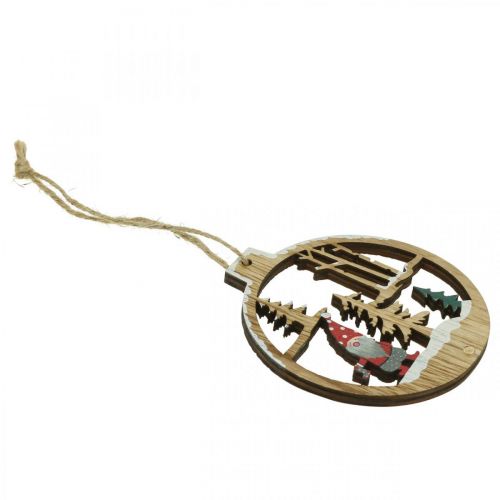 Floristik24 Juleanheng juletrepynt nisse 8/10cm 12stk