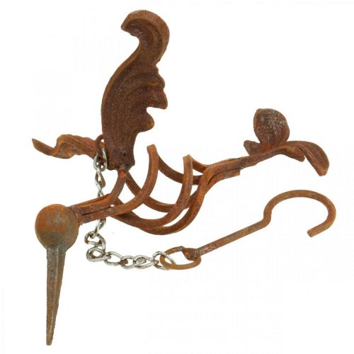 Floristik24 Hummingbird hage dekorasjon patina metall fugl til oppheng 24×19cm