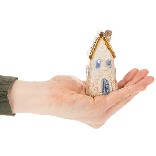 gjenstander Keramisk hjemmedekorasjon til innendørs bruk og blomsterpotter. Ideell gave. 10 cm, 3 stk.