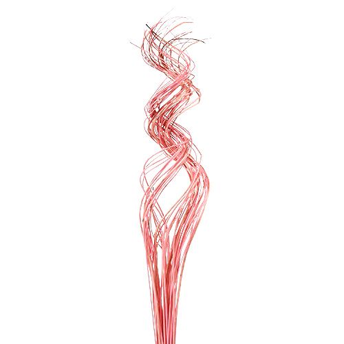 Halv krøllete pil 100cm Rosa 30 stk