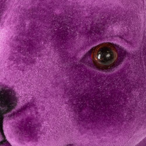 gjenstander Tenkende kanin, flokket kaninbyste, påske, 16,5 × 13 × 27 cm