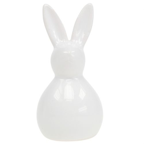 Kanin keramisk hvit 7,5cm 6stk | Floristik24.no