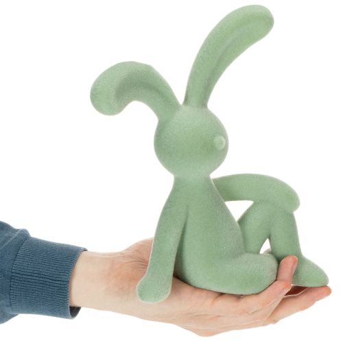 gjenstander Dekorativ påskeharefigur for stilig hjemmedekorasjon og påske, 22 cm, 2 stk.
