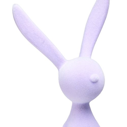 Floristik24 Kantkrakk Bunny Flocked Easter Bunny Sitting – 2nd Choice – Syrin 56cm