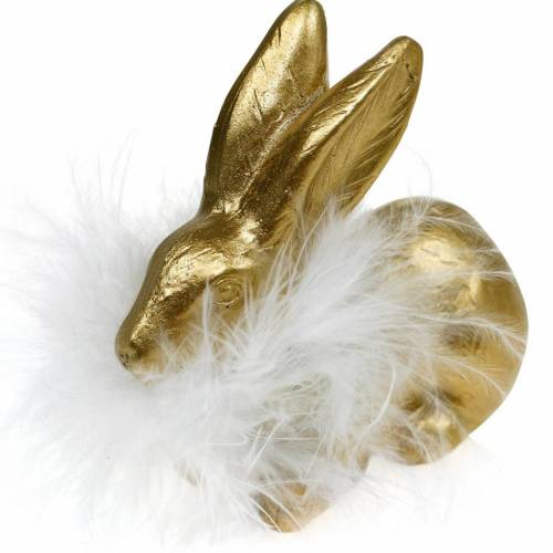 gjenstander Påske dekorasjon kanin gylden sittende påske kanin bord dekorasjon 4stk