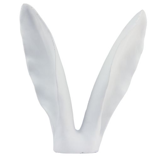 Floristik24 Kanin dekorasjon kaninører hvit kunststein 31×9,5×41cm