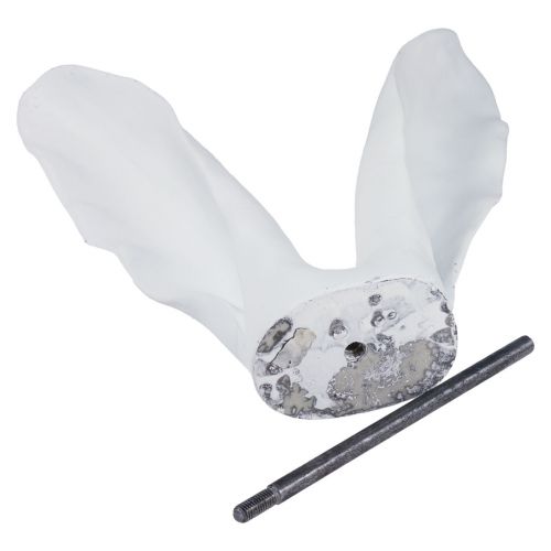 Floristik24 Kanin dekorasjon kaninører hvit kunststein 31×9,5×41cm