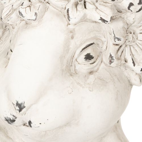 gjenstander Dekorativ kanin med detaljert design for tidløse vår- og påskeideer, 34 cm