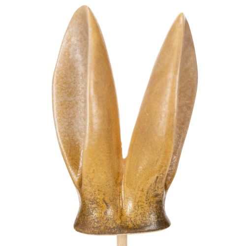 gjenstander Påskepynt, kaninører, nostalgiske hagestaker for hageforskjønnelse i påsken, 35 cm, 2 stk.