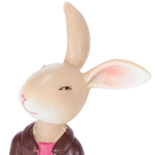 gjenstander Påskeharefigurer, søt borddekorasjon til påske og vår, 9 cm, 4 deler