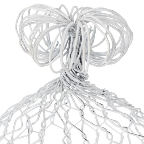 gjenstander Vintage bjelle i ståltråd for rustik borddekorasjon i landlig stil, 23 cm