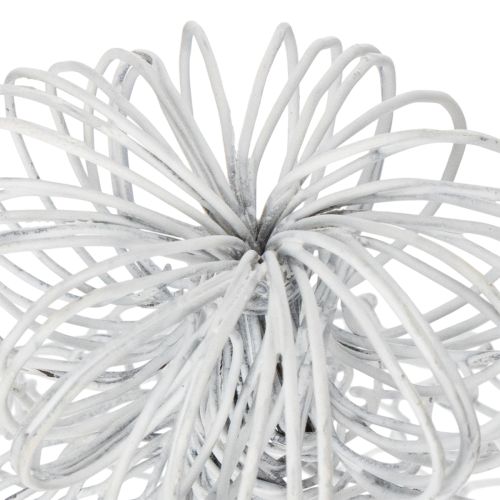 gjenstander Vintage bjelle i ståltråd for rustik borddekorasjon i landlig stil, 23 cm