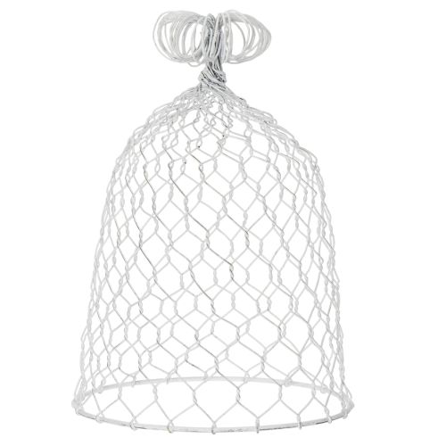 gjenstander Vintage bjelle i ståltråd for rustik borddekorasjon i landlig stil, 23 cm