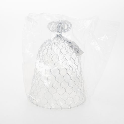 gjenstander Vintage bjelle i ståltråd for rustik borddekorasjon i landlig stil, 23 cm