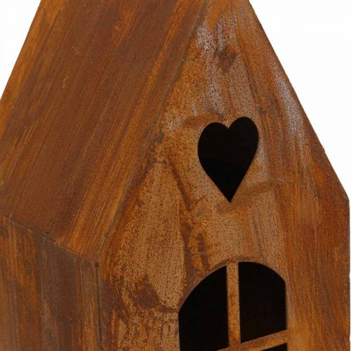 Floristik24 Lanternehus metall dekorasjon husvindu patina sett med 3