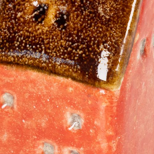 Dekorativt miniatyrhus i keramikk til vinduskarmen, 10 cm, 3 stk. | Floristik24.no