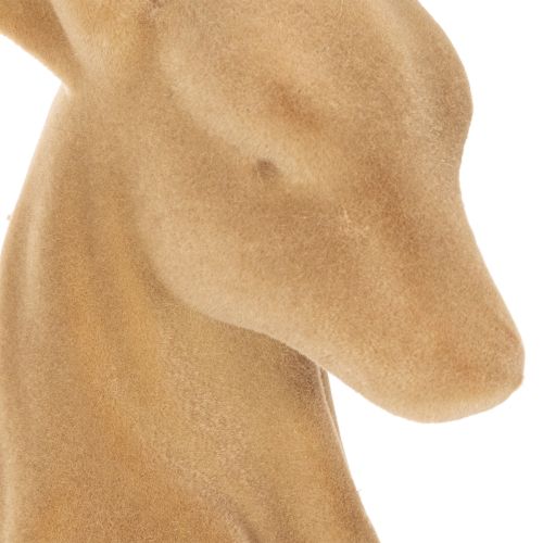 Dekorativ figur av en liggende hjort med gevir, flokkdekorasjon, 58 cm | Floristik24.no