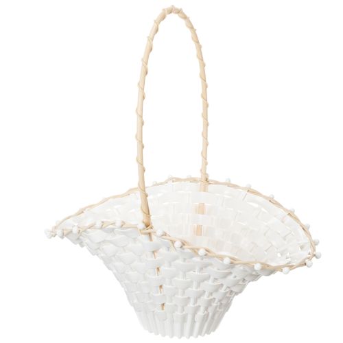 Kurv til bryllupsblomsterpike 24 cm x 17 cm kjøpe | Floristik24.no