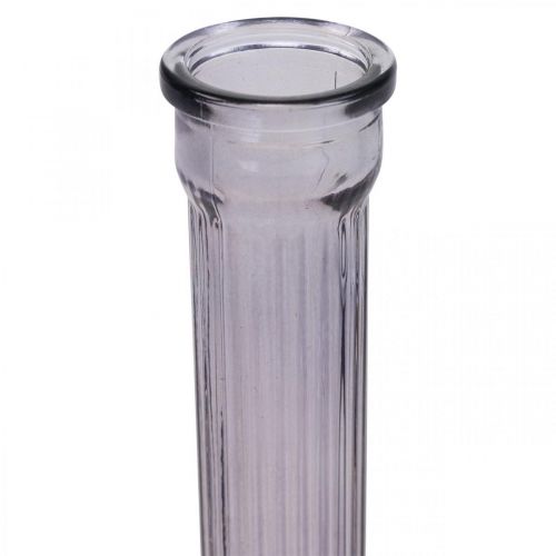 Floristik24 Høy glassvase blomstervaser vintage farget Ø10cm H23cm 4stk