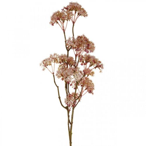 gjenstander Blomstrende deco gren mørk rosa Kunstige engblomster 88cm