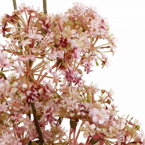 gjenstander Blomstrende deco gren mørk rosa Kunstige engblomster 88cm