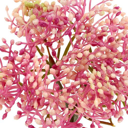 gjenstander Elderflower gren rosa-hvit L 55cm 4stk