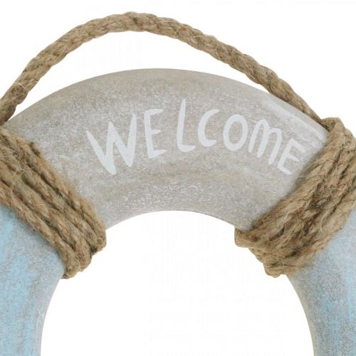 Floristik24 Maritime Deco Lifebuoy Deco Nautical Wood Deco Ø30cm