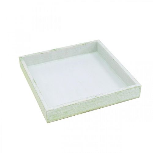 Floristik24 Understell i tre, borddekorasjon, brett for planting 19×19cm