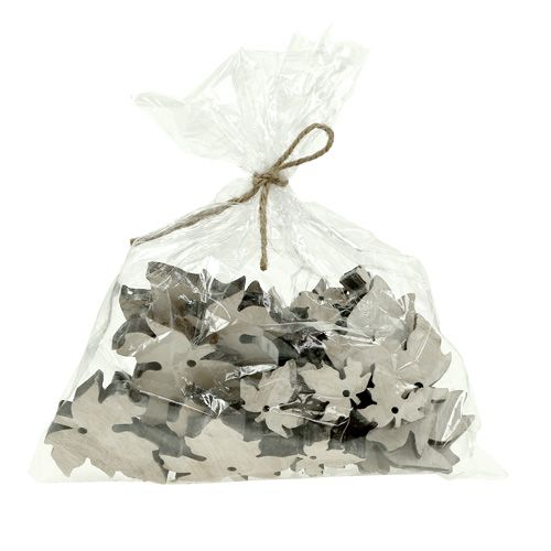 Floristik24 Tre lønneblader blande hvitvasket 30stk