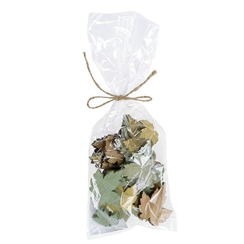 Floristik24 Treblader lønneblader pastellblanding 3cm - 4,5cm 24 stk