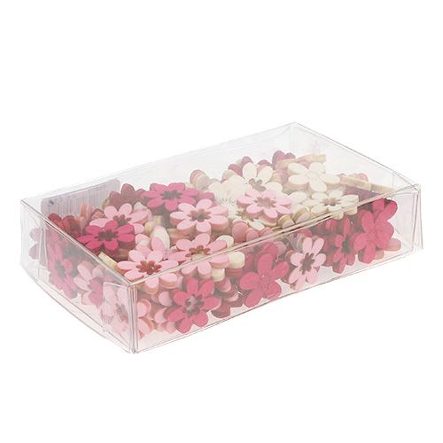 Floristik24 Treblomster sprer dekorasjon 2cm rosa 144St