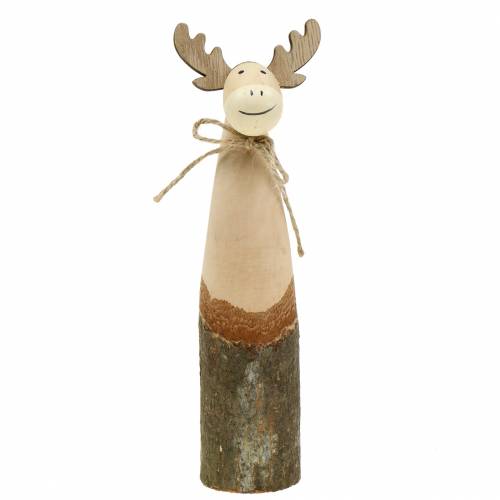 Floristik24 Dekorativ elg natur H19,5cm