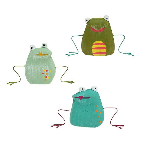 Floristik24 Trefrosk 9,5cm grønn 6stk